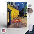 thumbnail image 2 of Van Gogh Wall Art, Cafe Terrace At Night, Van Gogh Canvas Wall Art, Night Cafe Van Gogh, Ready To Hang for Living Room Home Wall Décor 16x20, 2 of 7