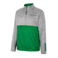 thumbnail image 2 of Men's Colosseum Gray Oregon Ducks John Half-Zip Jacket, 2 of 3