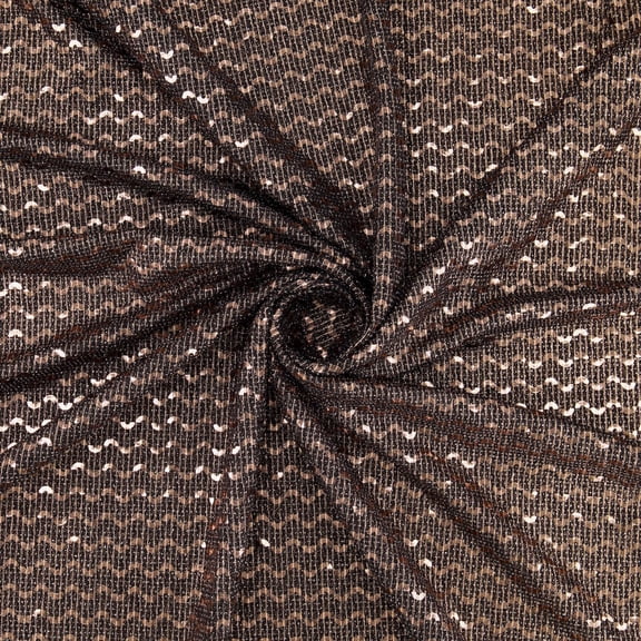 Zelouf Sadie Lurex Knit With Trans And Foil , Sewing, DIY, Crafts Fabric by the Yard, , 3 Yard