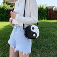 thumbnail image 3 of Bolso de hombro pequeño con estampado de cocodrilo para mujer bandolera Ehuebsd con estampado de Tai Chi bolso de bola de cuero Pu suave Mini bolso, 3 of 9