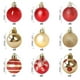 thumbnail image 2 of Adornos De Bolas De Navidad Inastillables Adornos Para Árboles De Navidad Bolas De Galvanoplastia Colgante Para Compromisos Aniversarios Y Fiestas 50Pcs 4Cm Yuarrent  HA038671-00, 2 of 6