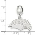 thumbnail image 3 of Sterling S. Rh-p LogoArt University of Southern Miss Small Dangle Bead; for Adults and Teens; for Women and Men, 3 of 3