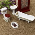 thumbnail image 2 of Juego de Muebles de Baño en Miniatura 4 Piezas Zulema Baño de cerámica, 2 of 8