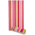 thumbnail image 3 of 30x62 Terry Beach Towels Cotton Velour Cabana Stripe 100% Cotton. (2, Multi Color - Pink), 3 of 3