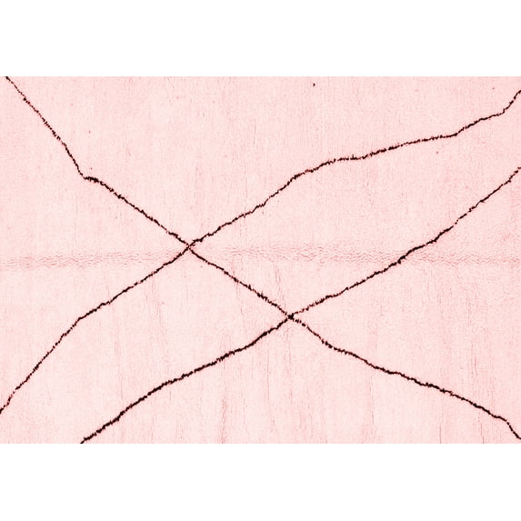 Ahgly Company Indoor Rectangle Solid Red Modern Area Rugs, 2' x 4'