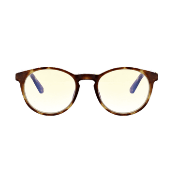 Flower Eyewear Handmade BlueLight Blocking Computer Glasses, Blonde Demi