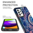 thumbnail image 2 of Moto G Stylus 5G 2021 Case, Rosebono Slim Hybrid Shockproof Hard Cover Graphic Fashion Colorful Skin Cover Armor Case for Moto G Stylus 5G 2021 (Mandala), 2 of 5