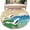 Green, variant on Entryway Rug 2'x3', Teal Brown Mountain Small Rug for Kitchen Bathroom Door Mat Indoor Entrance, Farmhouse Cherry Blossoms Cranes Non-Slip Area Rugs Floor Mats Carpet Front Door Rugs