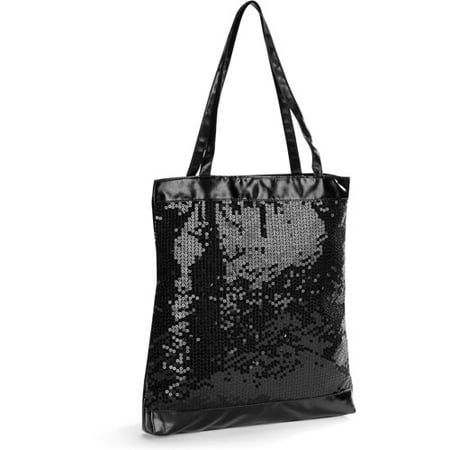 Generic Sparkly Black Sequin Tote Bag