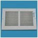 AmeriFlow Wall Register 367 - Steel Base Register, White Enamel - 10 In. x 6 In.
