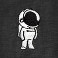thumbnail image 2 of Dalix Astronaut Embroidered Cotton Classic Fit Long Sleeve Crewneck Tee Shirt Mens in Dark Gray XL X-Large, 2 of 5