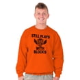 thumbnail image 5 of Still Plays With Blocks Mechanic Unisex Plus Size Sweatshirt Brisco Brands 3X, 5 of 6