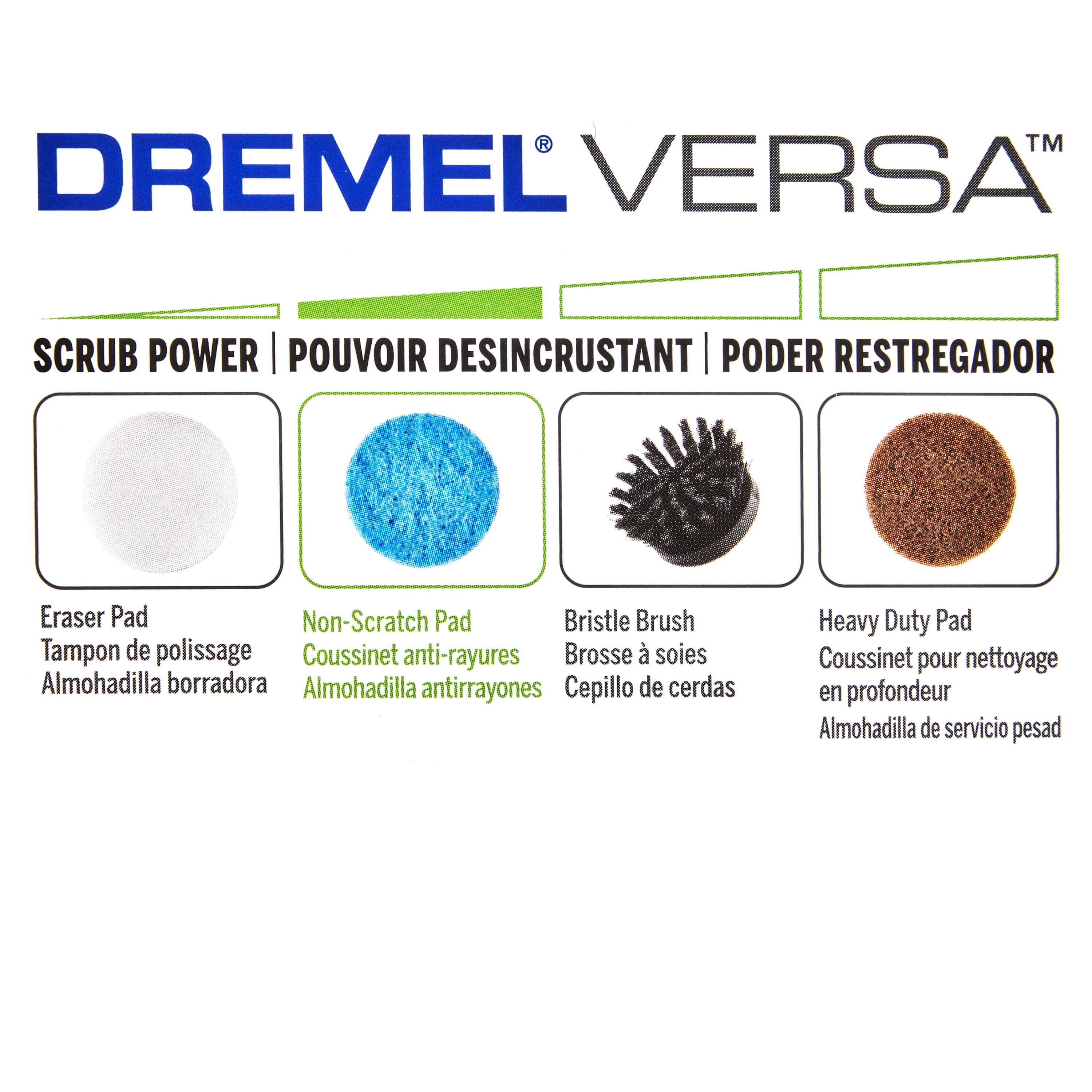Dremel PC363-3 Versa Power Cleaner Non-Scratch Pad, 3 Pack