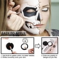 thumbnail image 3 of Set de pintura facial y corporal UCANBE en blanco y negro con kit de pinceles para Halloween, 3 of 7