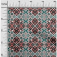thumbnail image 2 of oneOone Cotton Poplin Red Fabric Abstracts Fabric For Sewing Printed Craft Fabric By The Yard 42 Inch Wide-SQ, 2 of 6