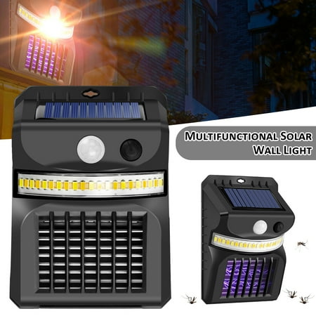 

BUTORY 2-in-1 Solar Bug Mosquito Zapper Outdoor Wall Lights for Outdoor Garden Lawn with Automatic Induction Device