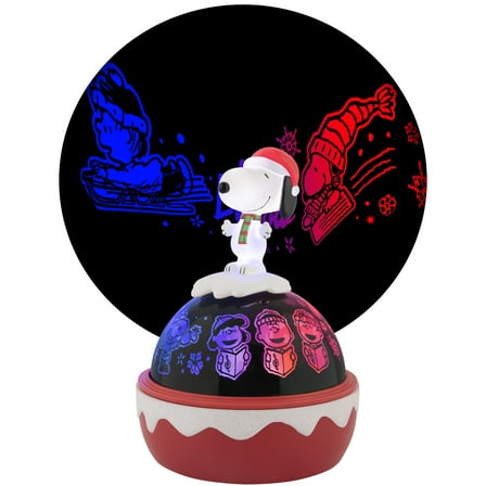 Christmas Lightshow Projector Light Shadow Lights Snoopy Peanuts 6.574 in x 6.57 in x 8.77 in 0.91 lb