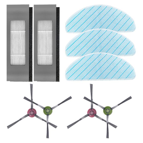 For Ecovacs T9 Max T9 Aivi T9 Aivi+ T9 Mop Rag Filter Side Brush