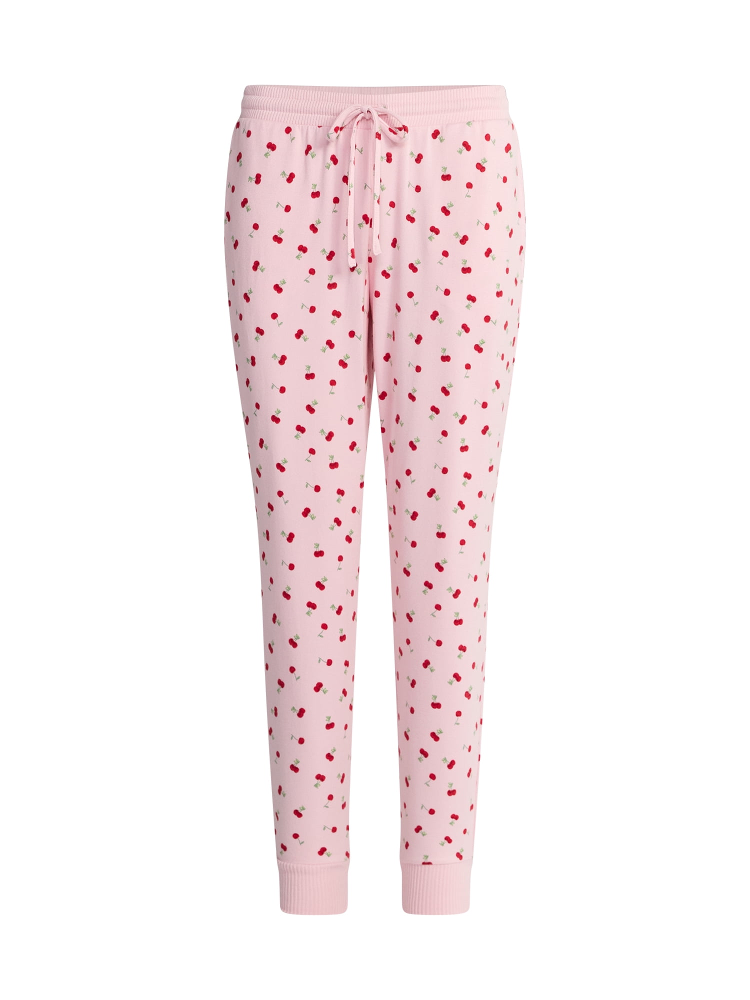 Joyspun Women's Cozy Lounge Collection Hacci Knit Sleep Joggers, 29'' Inseam, Sizes XS-3X