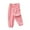 Pink, variant on ChbgutlmrBaby Clothes Kids Boys Girls Track Pants Drawstring Waist Loose Athletic Sports Joggers Sweatpants