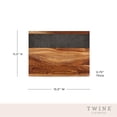 thumbnail image 4 of Twine Rustic Wood and Slate Charcuterie Board, Cheese and Meat Serving Tray, 4 of 7