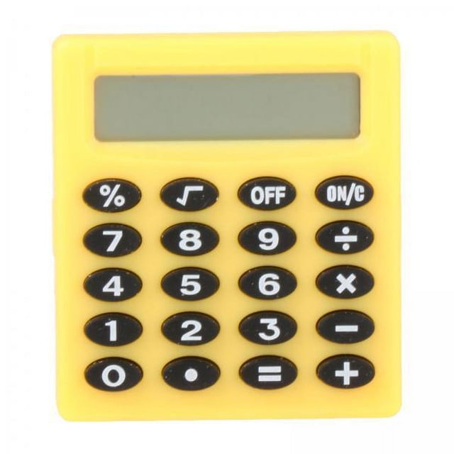 2-6 Pack Calculadora portátil de 8 dígitos Cálculos simples para el hogar escolar 4 piezas