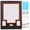Black & Orange, variant on Sports Jersey Shadow Box Frame, Wall-Mount Display Case with Dual-Color Mat, Photo Slots & Mounting Hardware (Red Top & White Base)