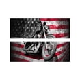 thumbnail image 2 of Vintage American Flag Motorcycle & Car Vinyl Wrap - Heavy-Duty PVC Waterproof Self-Adhesive Scratch-Resistant Hood Sticker with Glossy Finish, Fit for Cars, Trucks, SUVs - Motorcycle-Themed Decoratio, 2 of 6