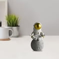 thumbnail image 4 of 2pcs Astronaut Miniature Sculpture Outer Space Preschool Learning Gifts Home Living Bookshelf TV Shelf Tabletop Decoration Collectible, 4 of 7
