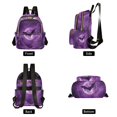 thumbnail image 2 of JIALIOU Mini Backpack Purse for Women Quilted Casual Daypack Small Travel Shoulder Bag, Bats Flying in Moon Night, 2 of 7