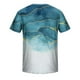 thumbnail image 3 of Mens Casual Pantalones Cortos Raya Impresión Suéter Fitness Deportes Camiseta, Poliéster Cuello Redondo Blusa para Al Aire Libre, Diario Y Primavera Verano Desgaste, 3 of 5