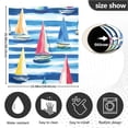 thumbnail image 5 of Yayeee Magnetic Dishwasher Cover for The Front Decoration Home Kitchen Machine Sticker Protector, Green Sailboats, 5 of 6