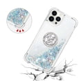 thumbnail image 5 of Funda para iPhone 13 Pro Max con Brillo Líquido Flotante, Purpurina, Parachoques y Anillo Giratorio Soporte, 5 of 5