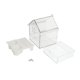 thumbnail image 1 of Comedero para pájaros, accesorio para jaula, bebedero portátil, cuenco de baño colgante para pájaros, para loros, pinzones, agapornis., 1 of 10