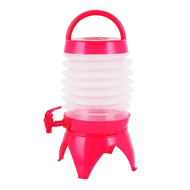 Cubo plegable para exteriores, 1 unidad, para acampar, cubo de almacenamiento telescópico para coche con grifo Wmkox8yii hjk4332