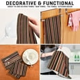 thumbnail image 7 of Line Stripe Pattern Decorative Waffle Towel Kitchen Dishcloth 28x18in Multi-Use Tea Towel, 7 of 7