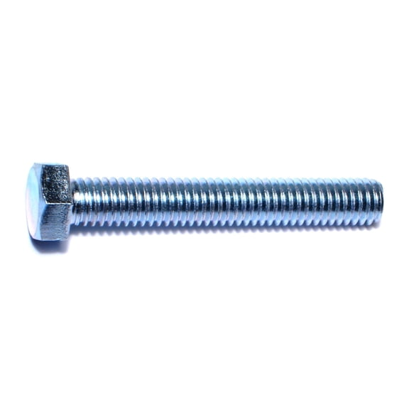 3/8"-16 x 2-1/2" Zinc Plated Steel Coarse Full Thread Hex Head Tap Bolts TBHS-089