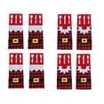 thumbnail image 3 of Yuarrent Bolsa de vajilla navideña de 4 piezas, bolsa para cubiertos de Navidad, soporte para cena, organizador de dulces, decoración, Rectangular Kits de decoración para fiestas Tipo 1 Yuarrent HA068281-01B, 3 of 6