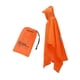 thumbnail image 3 of Poncho de lluvia con capucha, impermeable reutilizable 3 en 1 con cordón ajustable. Naranja, 3 of 9