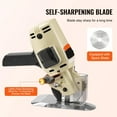 thumbnail image 4 of 250W Fabric Cutter Electric Rotary Fabric Cutting Machine 1" / 1.1" Cutting Thickness Octagonal ,For Comfortable Grip, 4 of 6