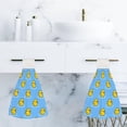 thumbnail image 6 of Hanging Towels 2 Pcs, Dish Towels Cartoon Cute Duck Absorbent Hand Towels with Hanging Loop Washcloth for Bathroom Kitchen, 6 of 6