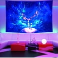 thumbnail image 2 of Tapiz fluorescente Rickks Morty's Room Aesthetic 150x150 cm, 2 of 3