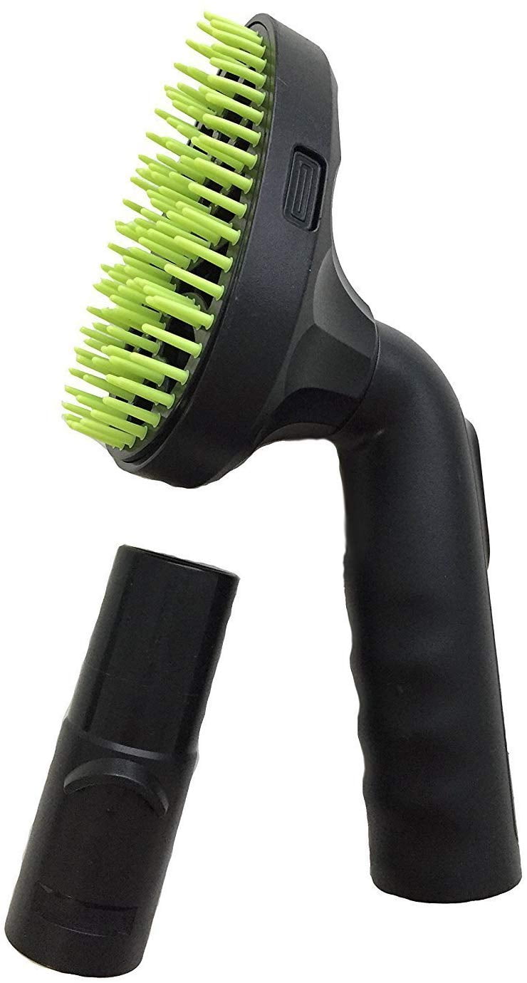 Dog and Pet Hair Grooming Brush Tool/Vacuum Attachment by Green Label
