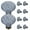 Blue, variant on Miangastore 10pcs Creative Knob Cabinet Knob Ceramic Drawer Knob Furniture Knob Pulling Handle