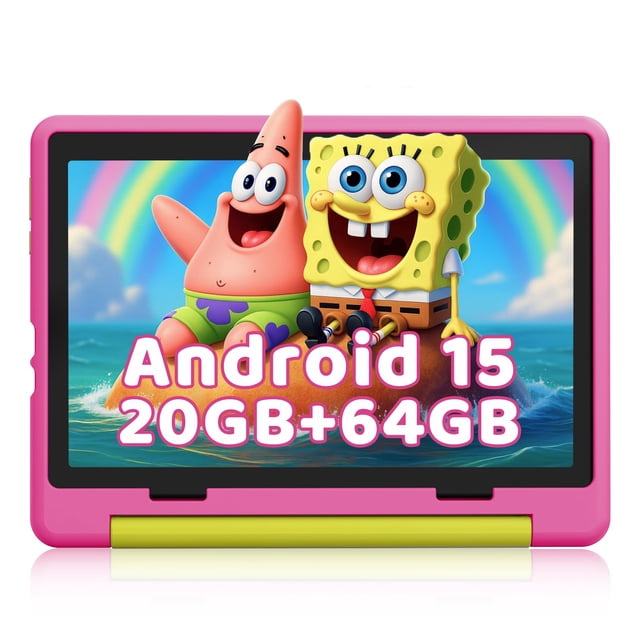 Tablette pour Enfants, Tablette Android 15 avec Écran HD, 10,1 Pouces, Contrôle Parental et Mode Enfants, Octa-Core, Certifiée GMS, 20 Go de RAM 64 Go de ROM,
