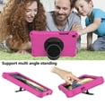 thumbnail image 4 of Dteck Kids Case for Samsung Galaxy Tab A 8.0 inch 2019 SM-T290/T295, Heavy Silicone Shockproof Case Kids Friendly Cover with Shoulder Strap/Handle Stand, Rose, 4 of 7