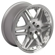 Single(1) OE Wheels MB09 18x8.5 Gloss Silver Machined Rim 5x112 35ET