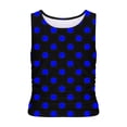 thumbnail image 4 of Ashirexll Tank Tops for Women Summer Sleeveless Round Neck Slim Side Ruched Basic Tee Shirts., 4 of 5