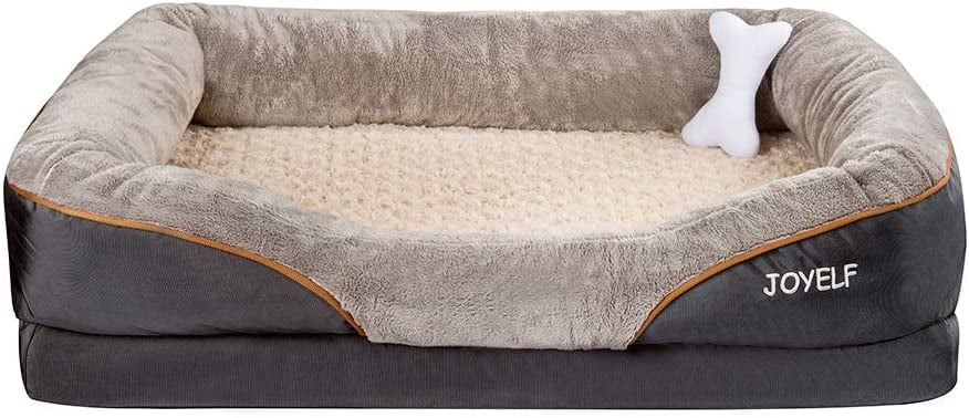 large dog bed with washable cover