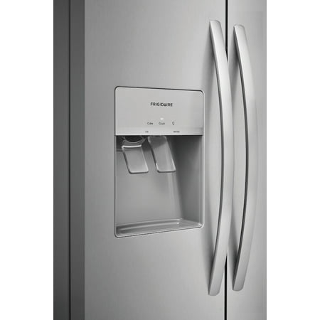 Frigidaire - 25.6 Cu. Ft. Side-by-Side Refrigerator - Stainless steel